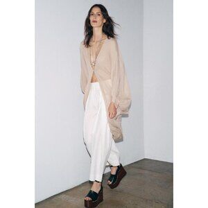 ZARA ZW COLLECTION RAMIE LONG TOP